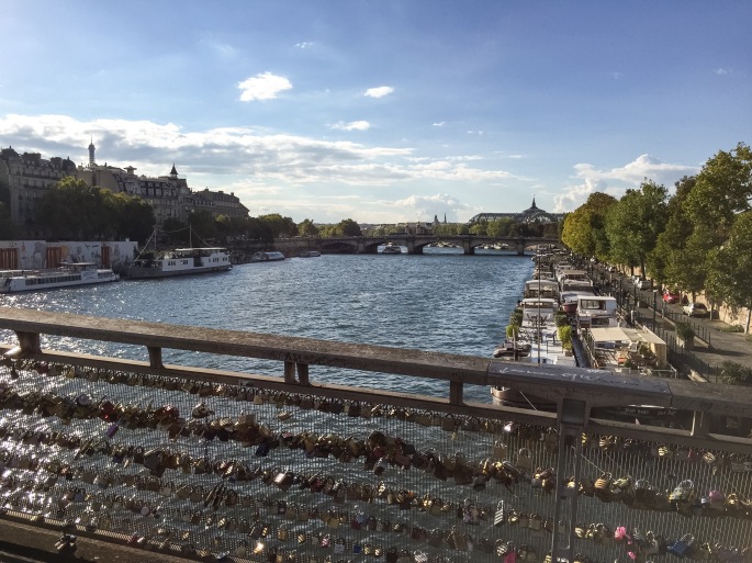 Seine: Paris - Brücke, Schlösser