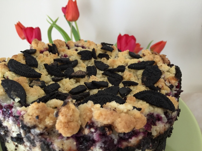 Oreo Blueberry-Cheesecake