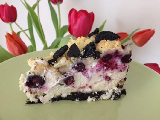Oreo Blueberry-Cheesecake
